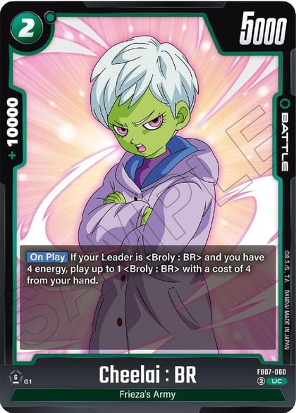 Cheelai : BR, Wish For Shenron FB07-060