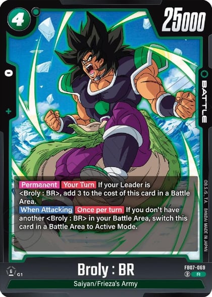 Broly : BR, Wish For Shenron FB07-069