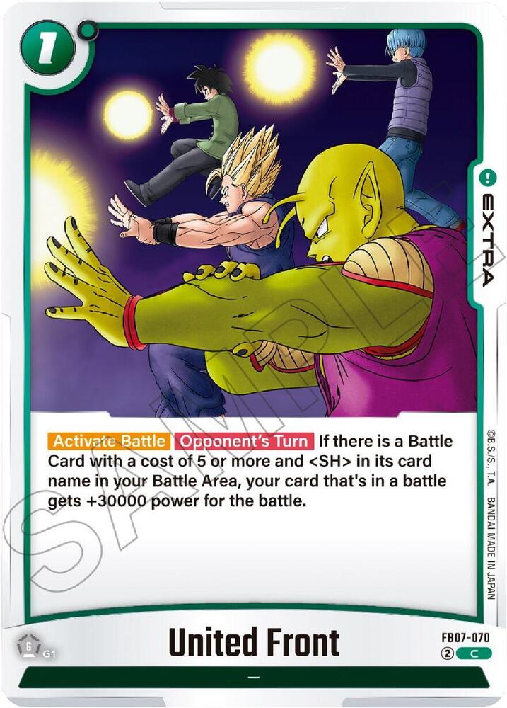 United Front, Wish For Shenron FB07-070