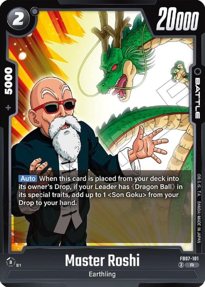 Master Roshi, Wish For Shenron FB07-101