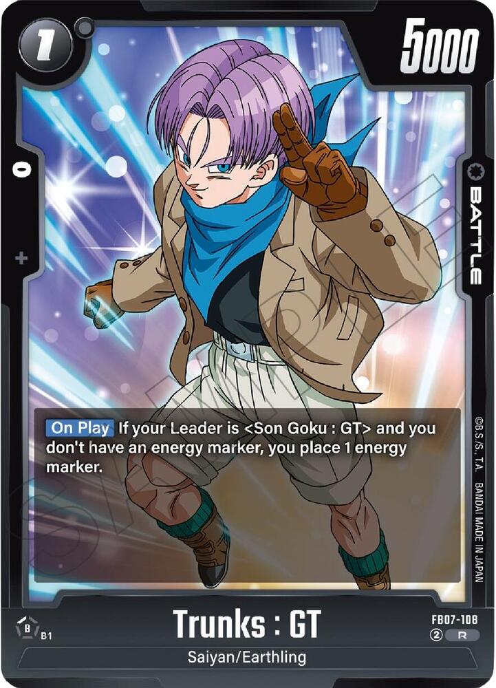 Trunks : GT, Wish For Shenron FB07-108