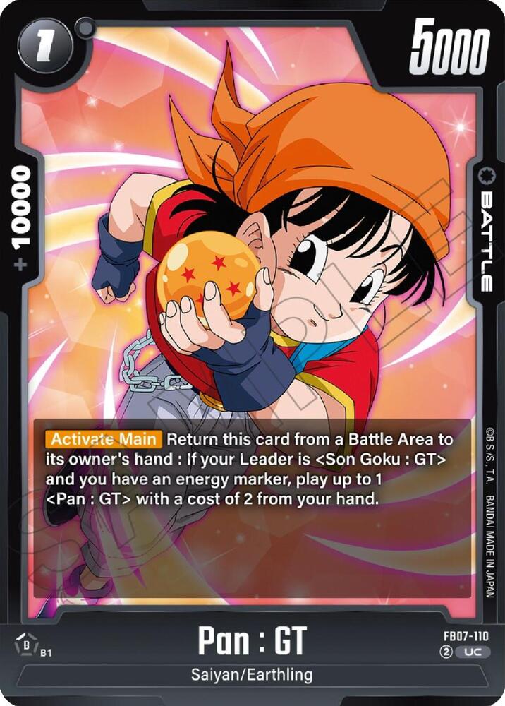Pan : GT, Wish For Shenron FB07-110