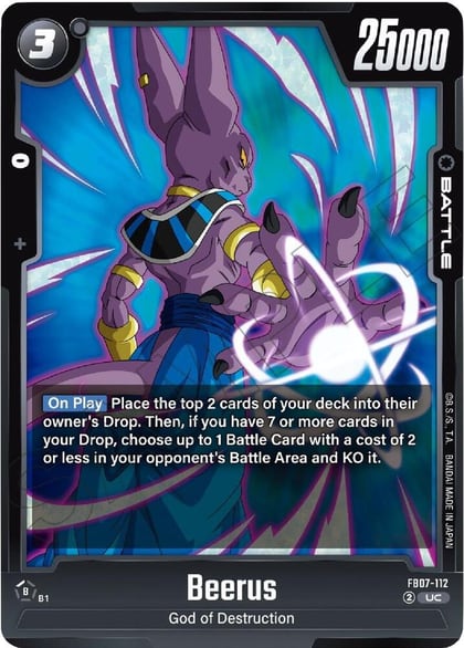 Beerus, Wish For Shenron FB07-112