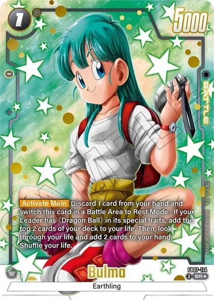 Bulma - FB07-114 (Alternate Art), Wish For Shenron FB07-114