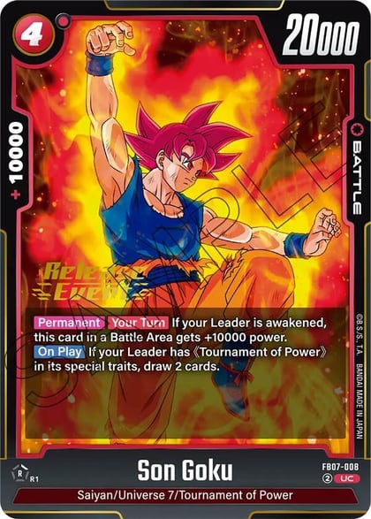 Son Goku - FB07-008, Wish For Shenron Release Event Cards FB07-008