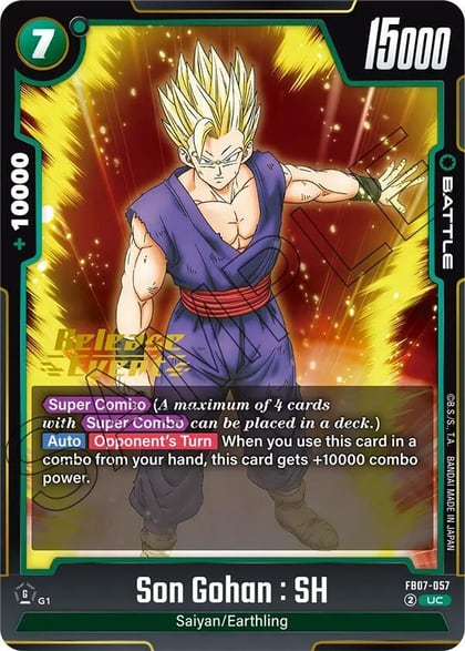Son Gohan : SH - FB07-057, Wish For Shenron Release Event Cards FB07-057