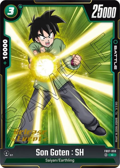 Son Goten : SH, Wish For Shenron Release Event Cards FB07-059