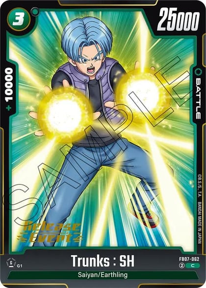 Trunks : SH, Wish For Shenron Release Event Cards FB07-062