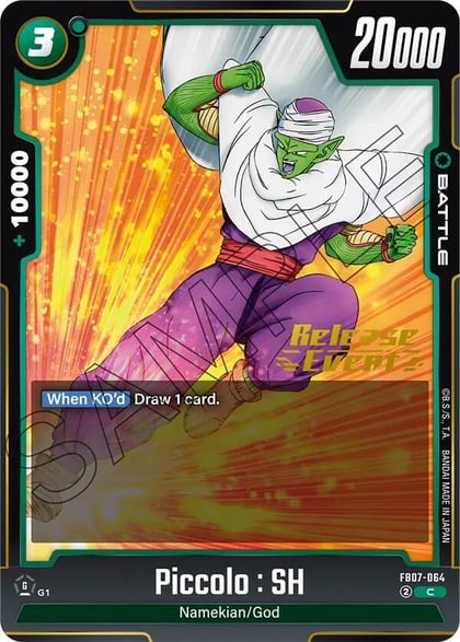Piccolo : SH - FB07-064, Wish For Shenron Release Event Cards FB07-064