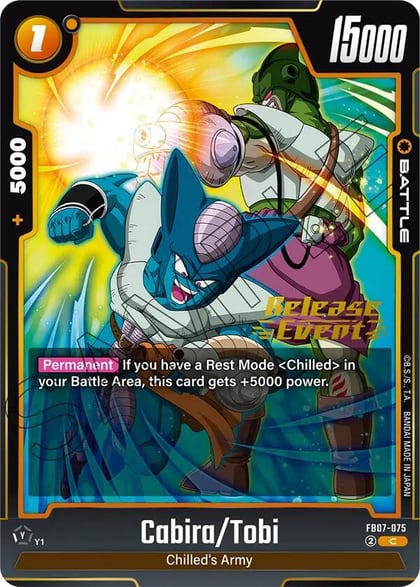 Cabira/Tobi, Wish For Shenron Release Event Cards FB07-075