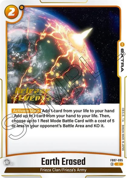 Earth Erased, Wish For Shenron Release Event Cards FB07-095