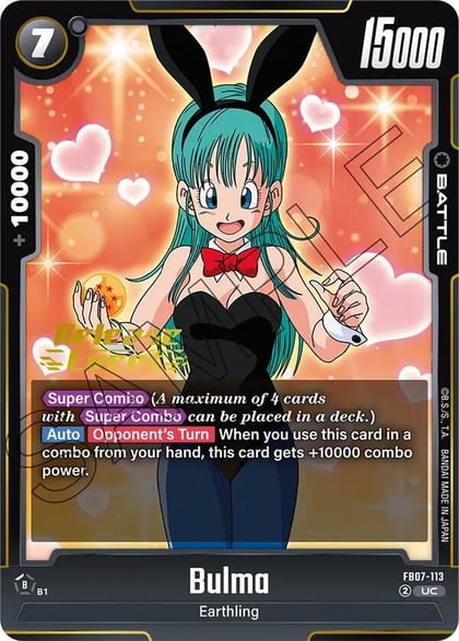 Bulma - FB07-113, Wish For Shenron Release Event Cards FB07-113