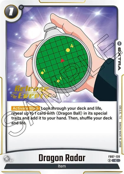 Dragon Radar, Wish For Shenron Release Event Cards FB07-120