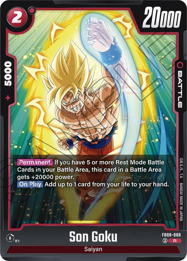 Son Goku - FB08-006, Saiyan's Pride FB08-006