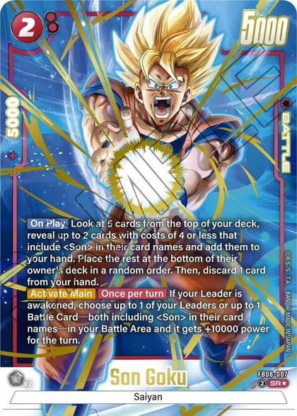 Son Goku - FB08-007 (Alternate Art), Saiyan's Pride FB08-007