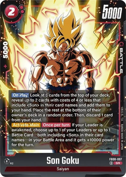 Son Goku - FB08-007, Saiyan's Pride FB08-007
