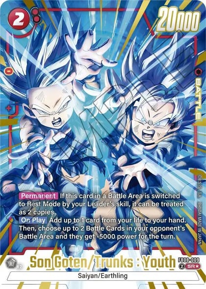 Son Goten/Trunks : Youth (Alternate Art), Saiyan's Pride FB08-009