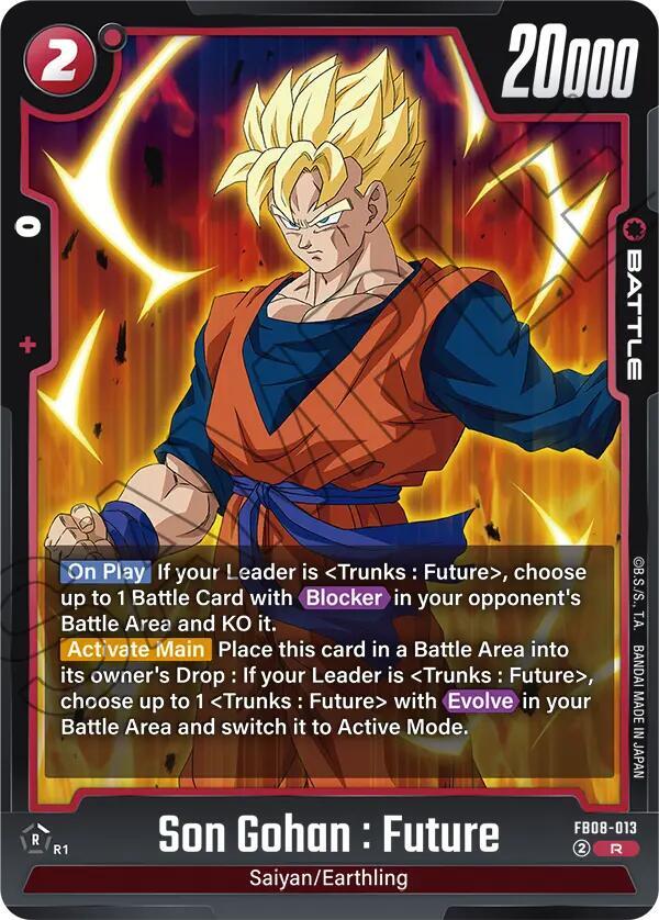 Son Gohan : Future - FB08-013, Saiyan's Pride FB08-013