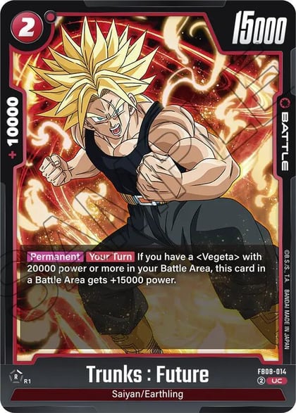 Trunks : Future, Saiyan's Pride FB08-014
