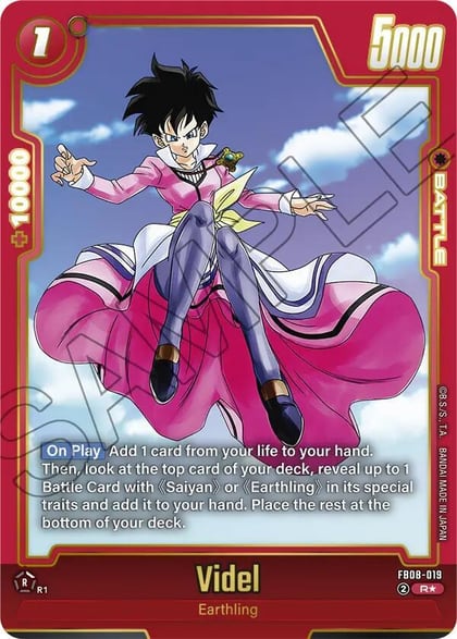 Videl - FB08-019 (Alternate Art), Saiyan's Pride FB08-019