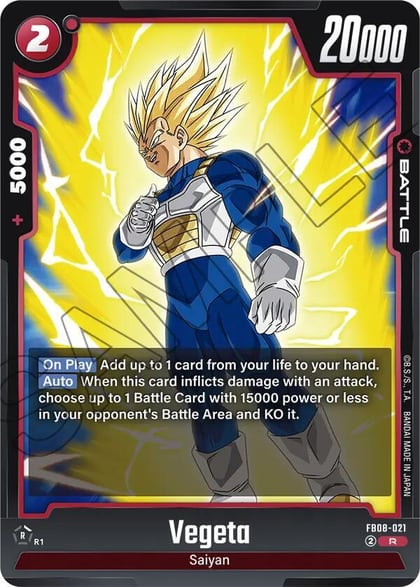 Vegeta - FB08-021, Saiyan's Pride FB08-021