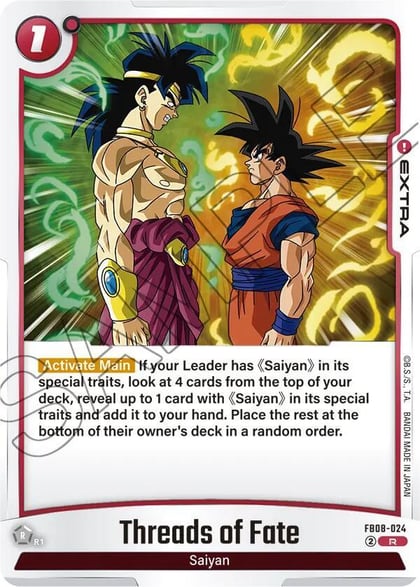 Threads of Fate, Saiyan's Pride FB08-024