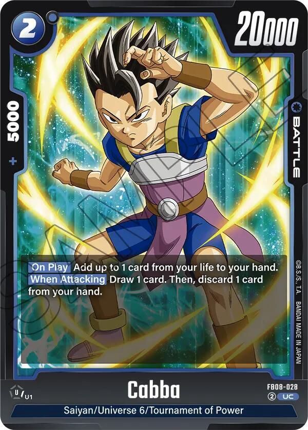 Cabba - FB08-028, Saiyan's Pride FB08-028