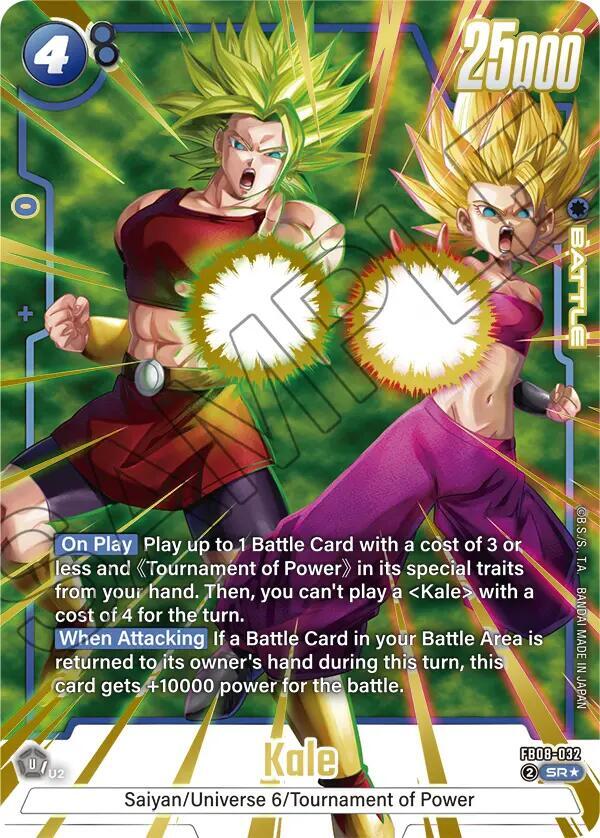 Kale - FB08-032 (Alternate Art), Saiyan's Pride FB08-032