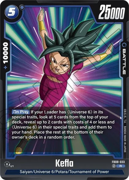 Kefla - FB08-033, Saiyan's Pride FB08-033