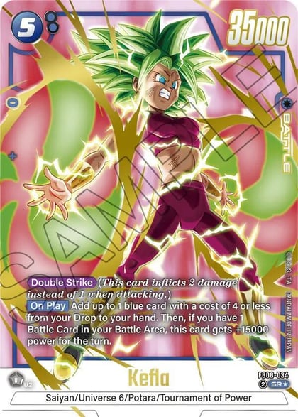 Kefla - FB08-034 (Alternate Art), Saiyan's Pride FB08-034