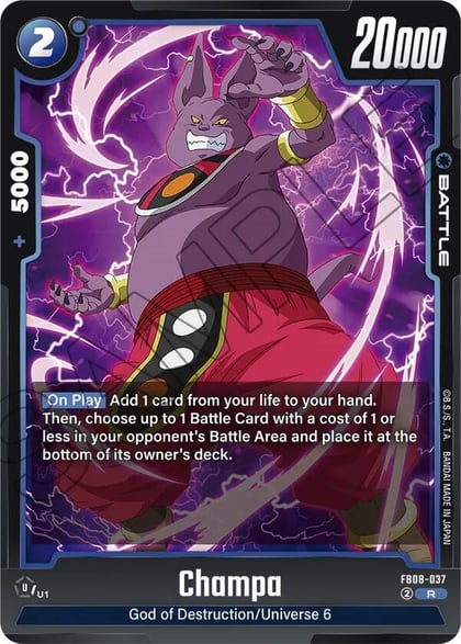 Champa, Saiyan's Pride FB08-037