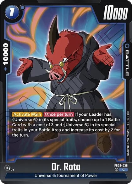 Dr. Rota, Saiyan's Pride FB08-038