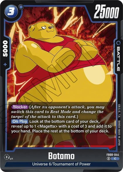 Botamo, Saiyan's Pride FB08-044