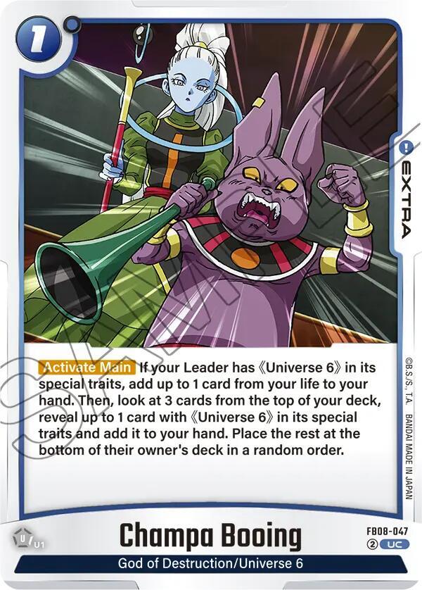 Champa Booing, Saiyan's Pride FB08-047