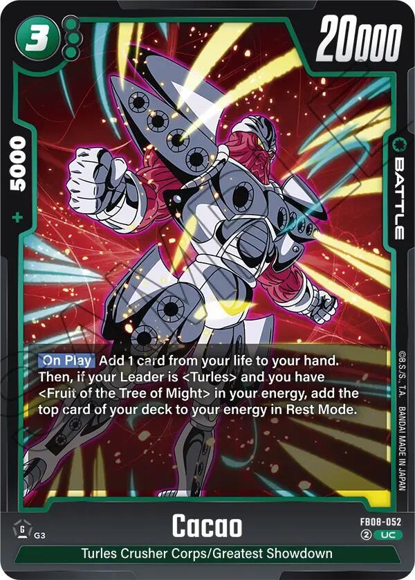 Cacao, Saiyan's Pride FB08-052