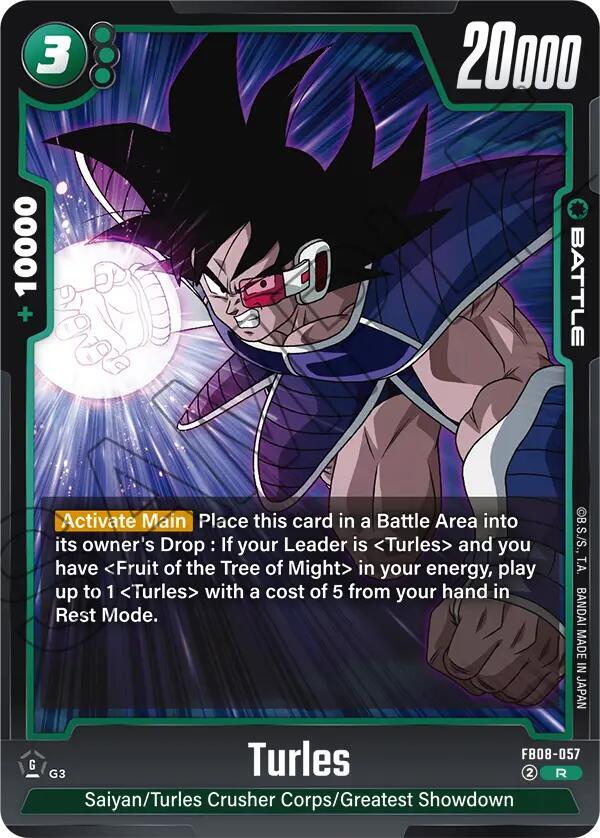 Turles - FB08-057, Saiyan's Pride FB08-057