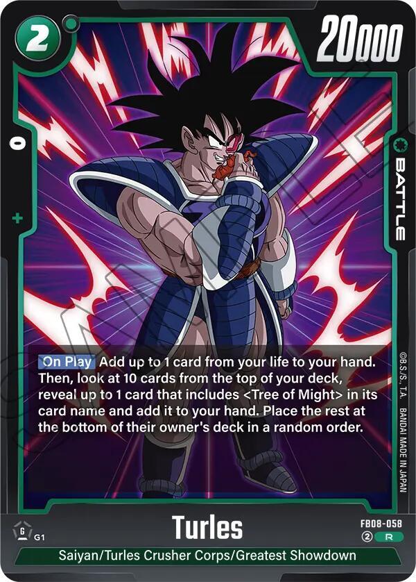 Turles - FB08-058, Saiyan's Pride FB08-058