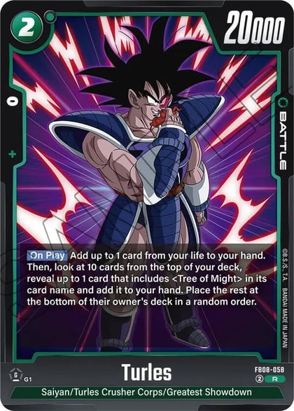 Turles - FB08-058, Saiyan's Pride FB08-058