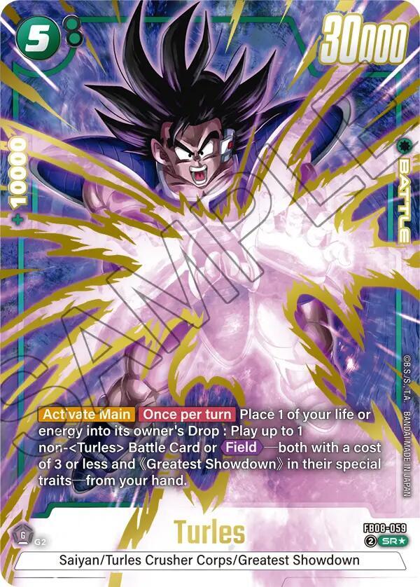 Turles - FB08-059 (Alternate Art), Saiyan's Pride FB08-059