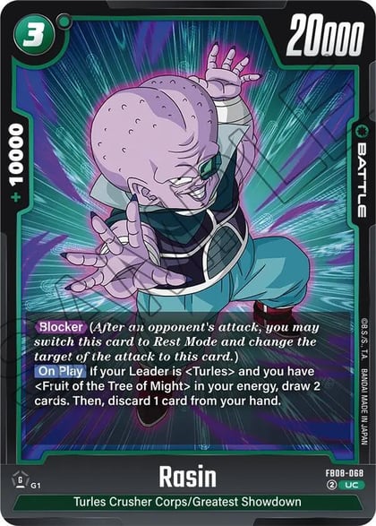 Rasin, Saiyan's Pride FB08-068
