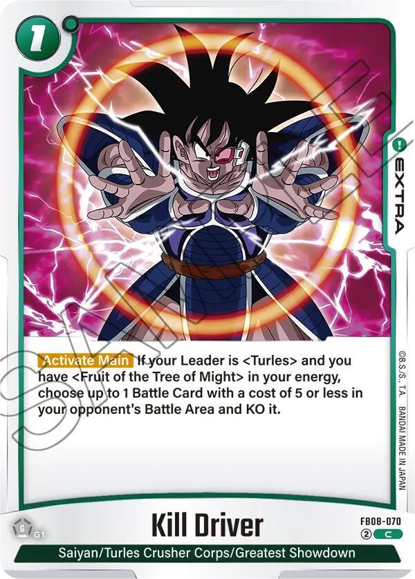 Kill Driver, Saiyan's Pride FB08-070