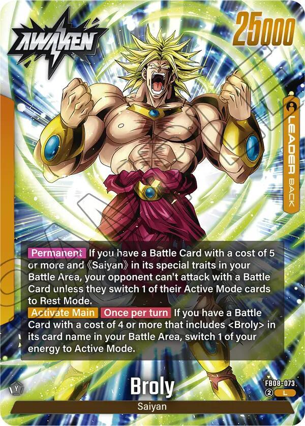 Broly - FB08-073, Saiyan's Pride FB08-073