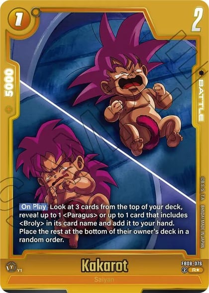Kakarot - FB08-076 (Alternate Art), Saiyan's Pride FB08-076