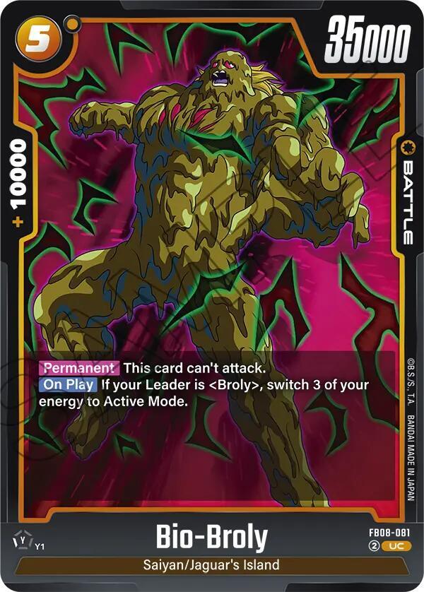 Bio-Broly, Saiyan's Pride FB08-081