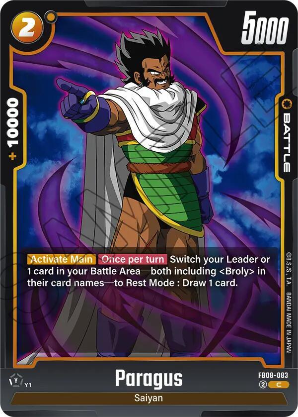 Paragus - FB08-083, Saiyan's Pride FB08-083