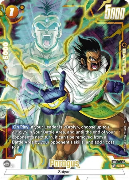 Paragus - FB08-084 (Alternate Art), Saiyan's Pride FB08-084