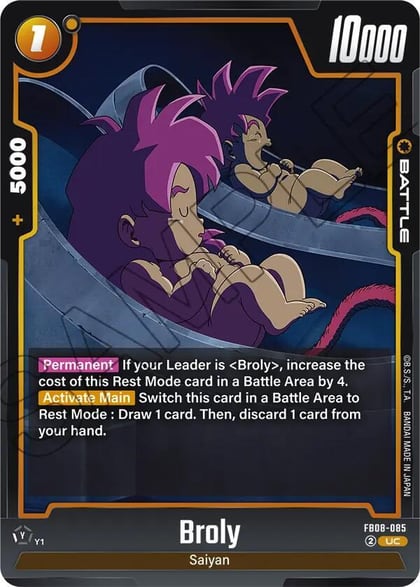 Broly - FB08-085, Saiyan's Pride FB08-085