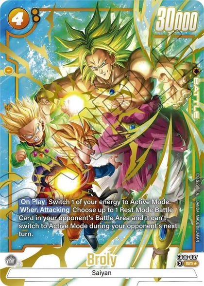 Broly - FB08-087 (Alternate Art), Saiyan's Pride FB08-087