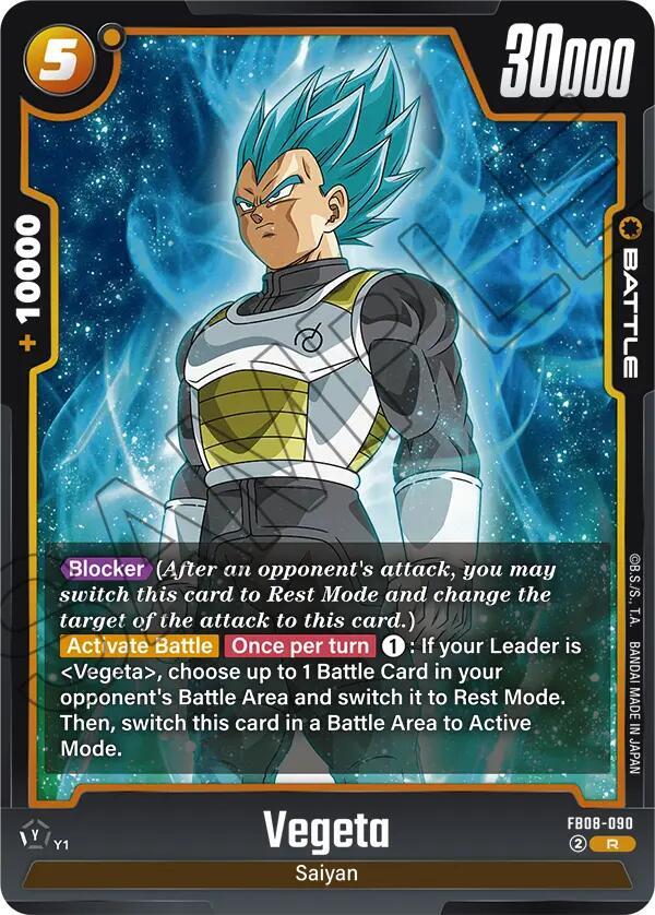 Vegeta - FB08-090, Saiyan's Pride FB08-090