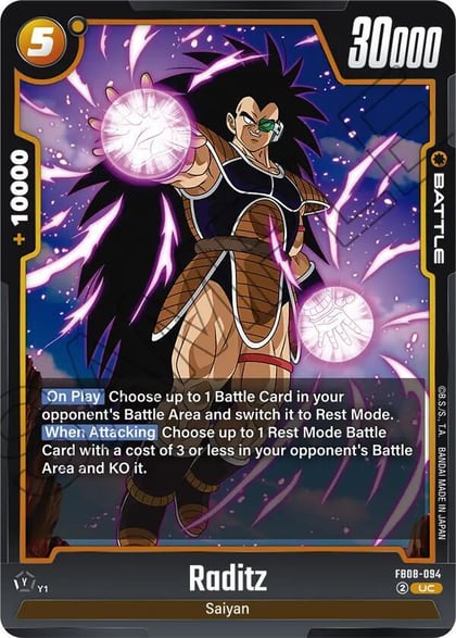 Raditz - FB08-094, Saiyan's Pride FB08-094